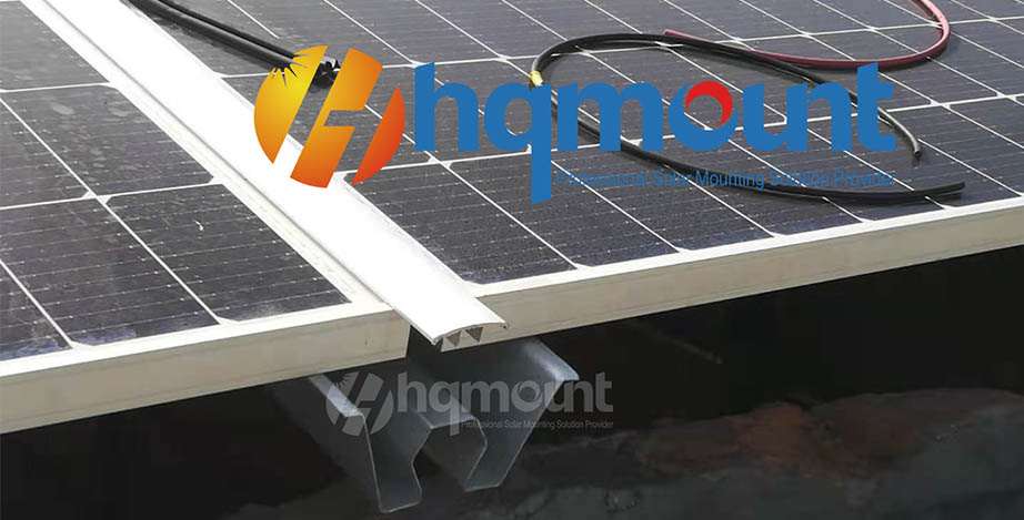 Flat Solar Roof Mounting System