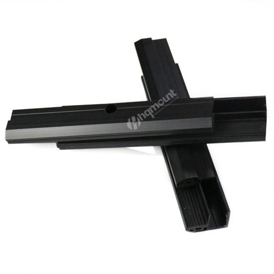 Solar black thin film clamp