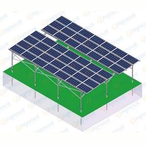 Structure de montage de ferme photovoltaïque Système de montage de panneaux solaires agricoles
