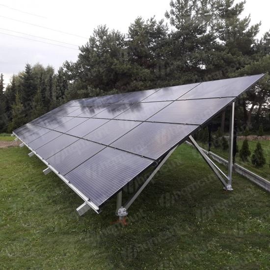 support de montage au sol à énergie solaire