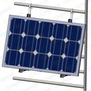 Support triangulaire de montage pour balcon solaire