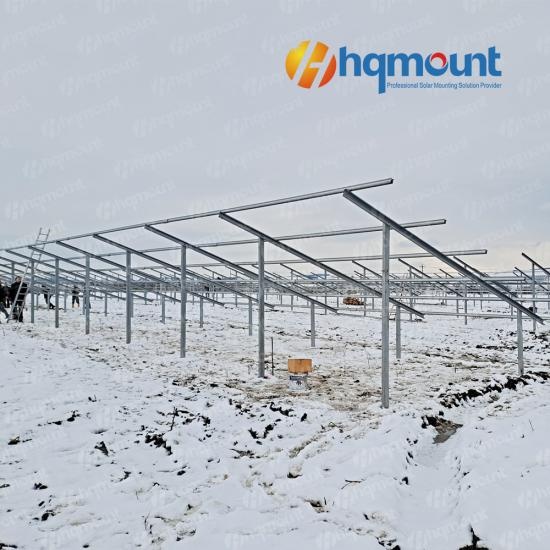 PV à montage sur deux pôles