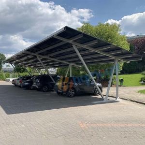 abri de voiture solaire en aluminium