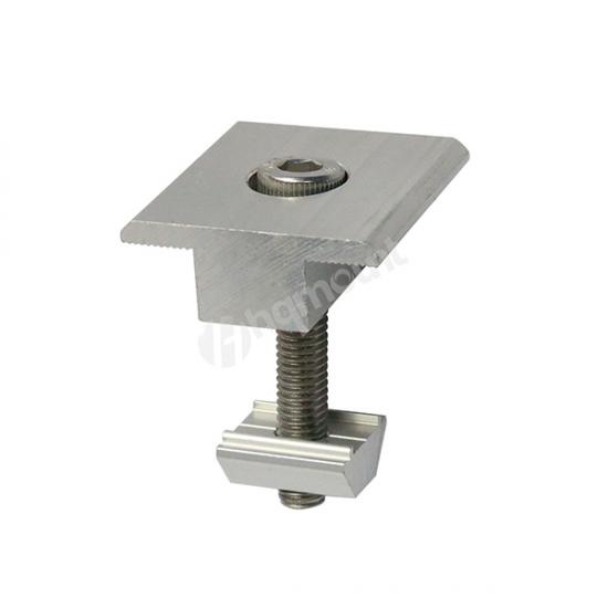 Kit de fixation intermédiaire pour panneau solaire en aluminium de 30 mm