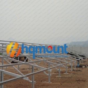 système de montage au sol solaire avec acier profilé en U
