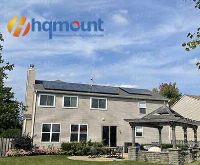 Solution d'installation de kit de solin solaire sur le toit en asphalte