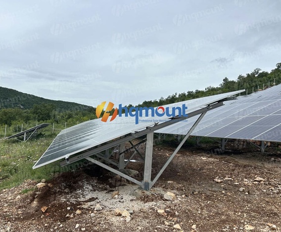 Système de montage au sol – Stabilité prouvée par vents extrêmes