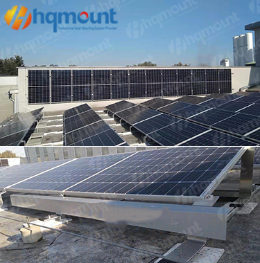 Système de montage lesté solaire pour toit plat 200KW