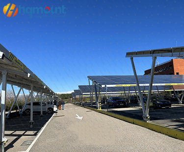 Abri de voiture solaire en aluminium de haute qualité de 200 kW
        