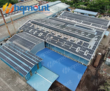Projet de montage sur toit en tôle solaire de 1,5 MW
        