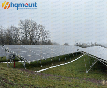 Projet de support de montage au sol solaire 300kw HQ-GT1
        