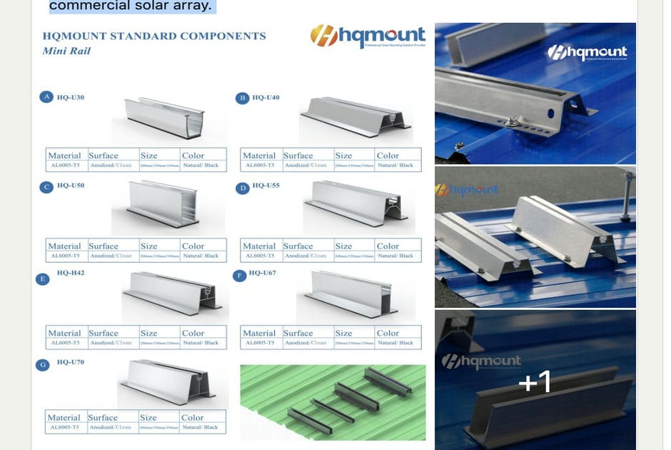 Comment sélectionner la solution de mini-rail optimale pour les projets de toiture commerciale ?