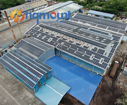 Projet de montage sur toit en tôle solaire de 1,5 MW
        