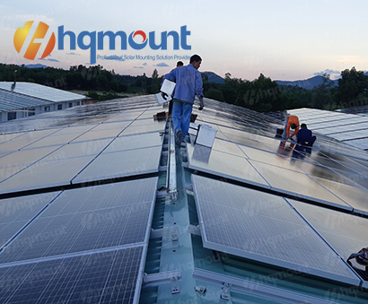 5MW en Métal de Panneau Solaire sur le Toit de projet