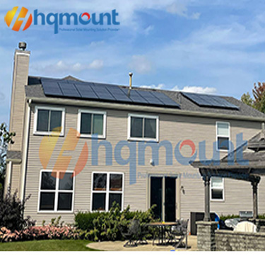 Solution d'installation de kit de solin solaire sur le toit en asphalte
