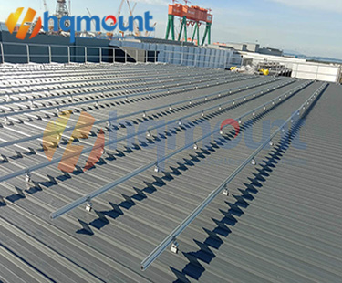 Supports de montage de panneau solaire avec Kliplok 406/700